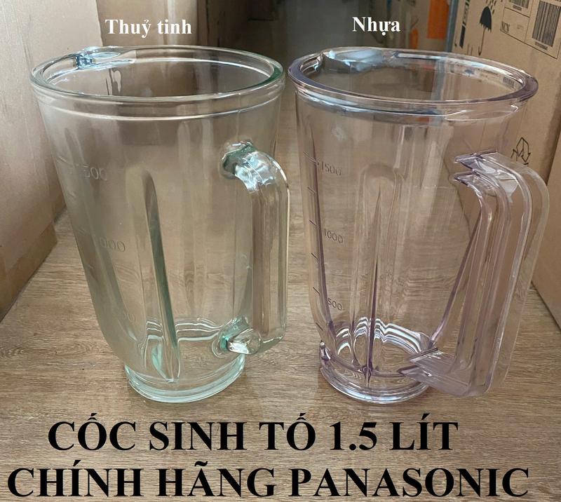 Cối thủy tinh - ly sinh tố bằng nhựa chính hãng máy xay Panasonic MX - V310KRA V300 V310