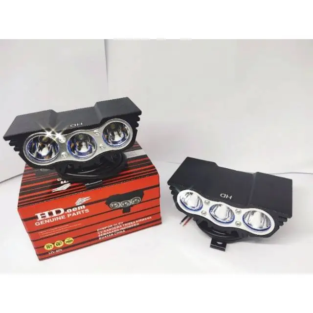 Lampu tembak sorot Motor 3 mata OWL mini 30watt cree 12volt - 80volt Car