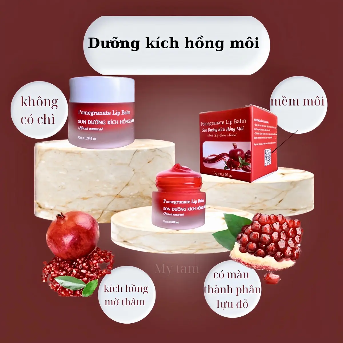 Siêu dưỡng x3 mềm môi, mờ thâm cao cấp Women Son