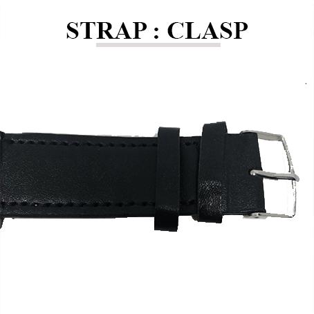 Jam Tangan Pria POLISI POLRI Kulit Hitam Quartz Analog 01 3