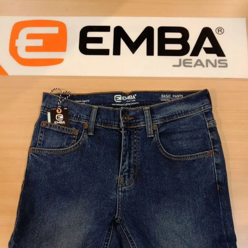 𝐄𝐌𝐁𝐀 Emba Jeans Morgan Slim Original art 61711204 & 201 Celana Jeans Morgan SlimPria