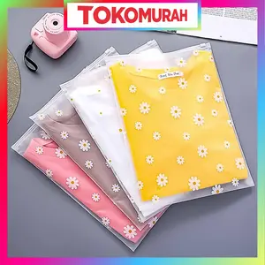 R495 Zipper Lock Bermacam Variasi Storage Bag Travel Storage Bag Tas Kosmetik Transparan Pouch Travel