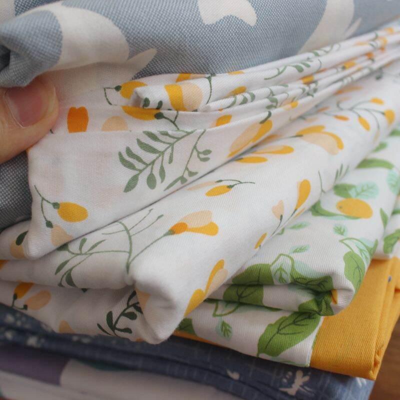 Product Introduction of Exported to UK Original Order 100% Pure Cotton Active Print Quilt Cover Four-Piece Set Single Double Duvet Cover Bed Sheets Pastoral Cotton 26