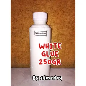 [PROMO] WHITE GLUE 250GR/LEM PUTIH, BAHAN UTAMA SLIME ORI,SLIME TOFU DAN VARIAN SLIME LAINNYA
