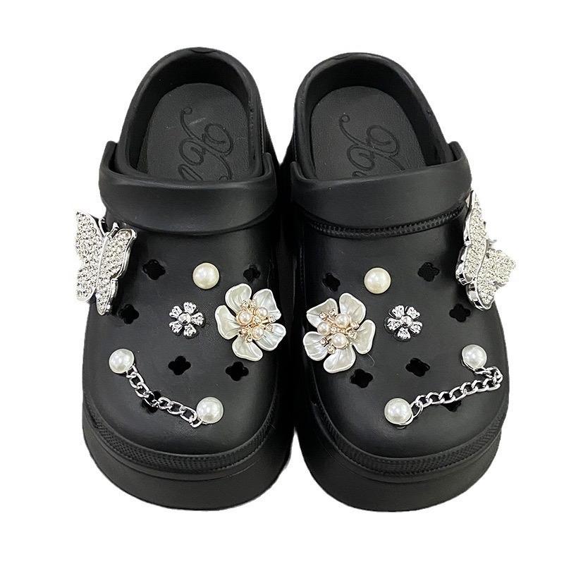Dép sục nữ nâng đế 7cm chất liệu EVA tặng kèm bộ charm đá siêu xinh (HY188) 4