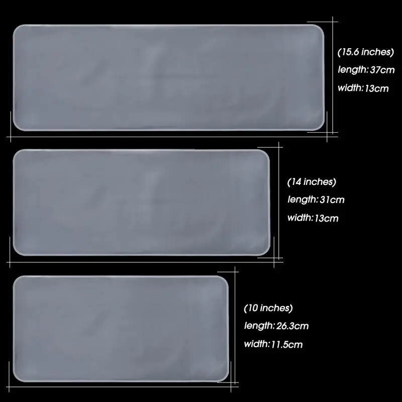 12-17 Inch Silicone Computer Cover Notebook Laptop Universal Protector Waterproof Keyboard Soft Clear Protective Film