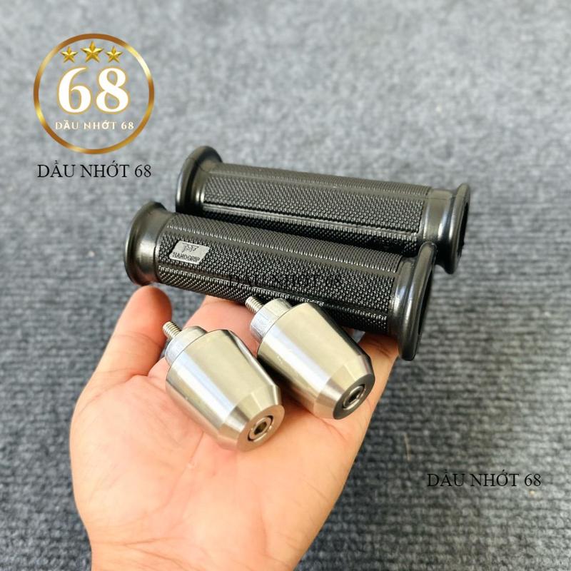 Bao tay TBT kèm gù tạ nguyên khối chống rung xe máy inox 304 1 cặp Phụ Kiện Phụ Tùng