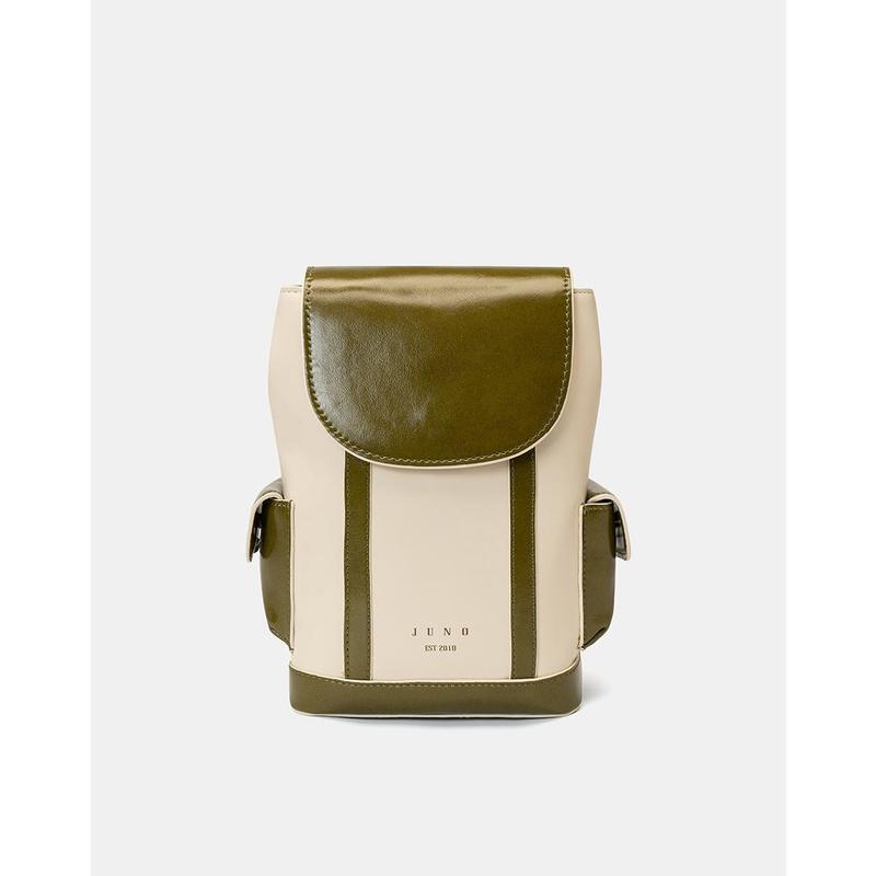JUNO Balo Phối 2 Túi Nhỏ Bên Hông - BL175
