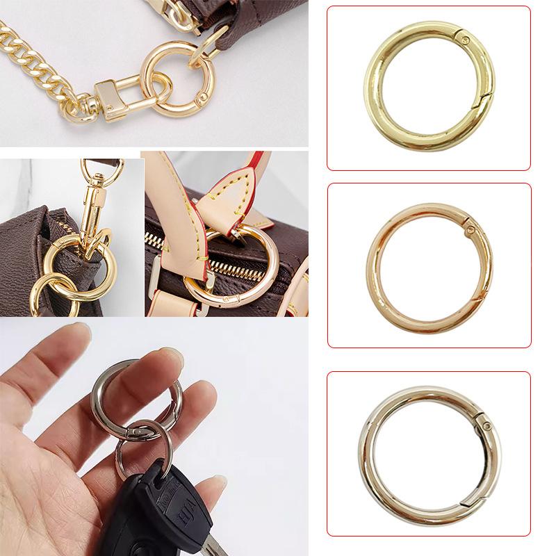 Spring Gate O Ring Openable Keyring Key Leather Bag Handbag Belt ...