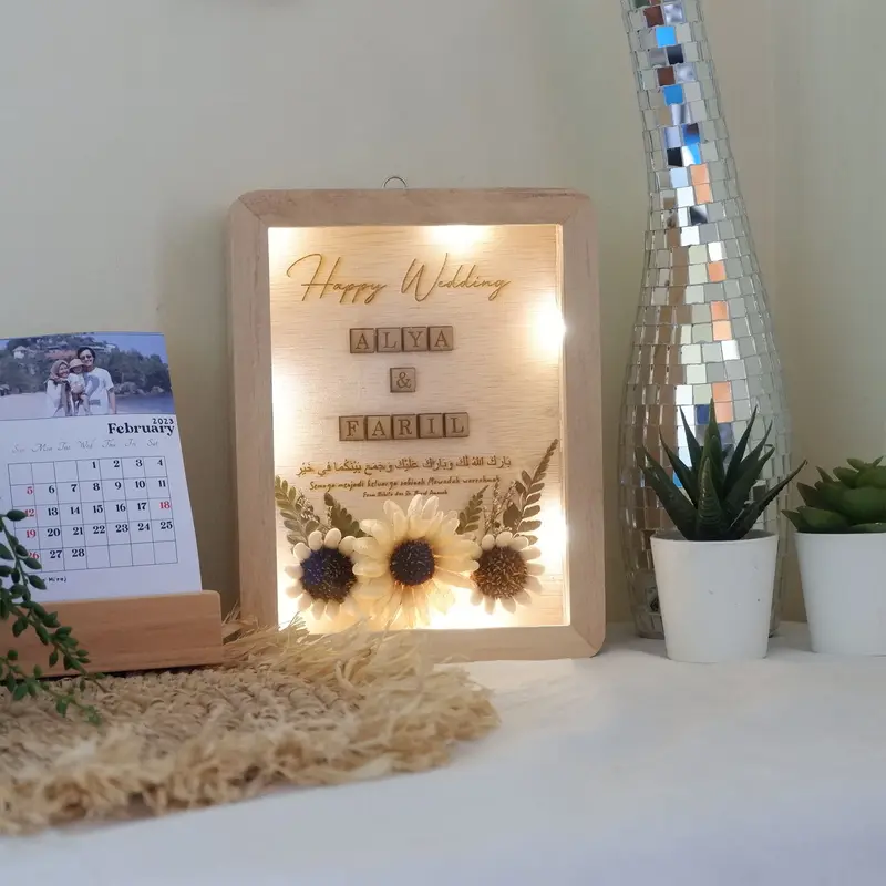 WOODEN RUSTIC - Kado Pernikahan Kado Wisuda Kado Ulang tahun Kado Birthday Kado Anniversary Kado Unik Kado Pacar Kado Valentine Kado Cowok 6