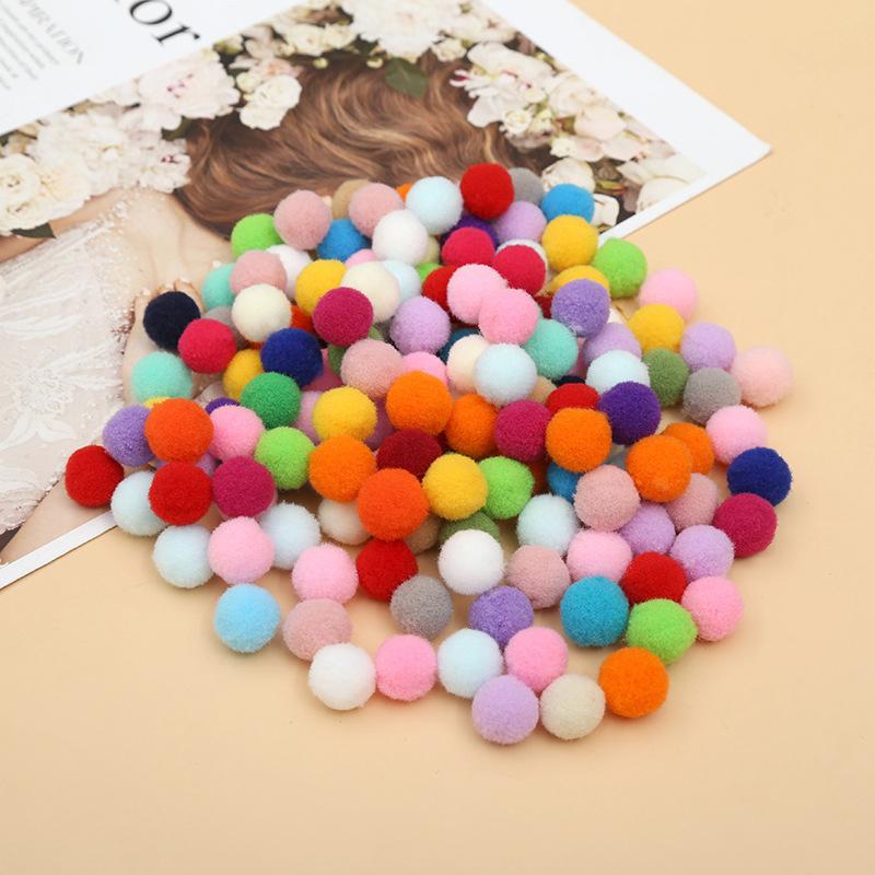 Product Introduction of Bóng Pompom Macaroon, 100 Cái / lốc, Bóng Nhồi Bông Lông Mịn, 10mm, Đồ Trang Trí Tự Làm Thủ Công, Phụ Kiện Chất Liệu Băng Đô Đồ Chơi, Nhiều Màu Sắc 19