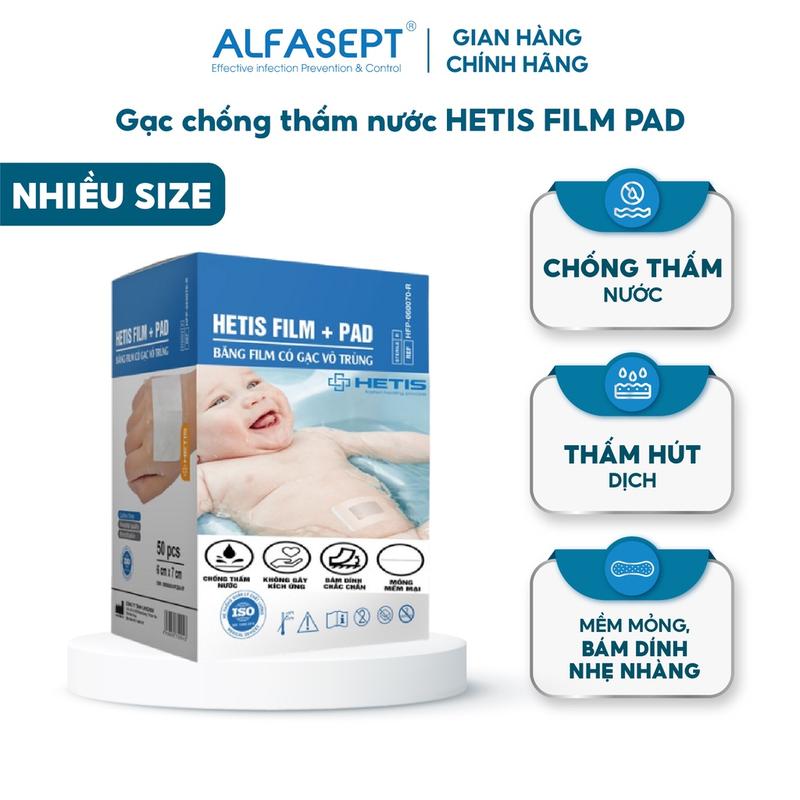 Miếng Dán Rốn Dành Cho Trẻ Tắm HETIS FILM PAD Giúp Bảo Vệ Vết Thương Chống Thấm Nước