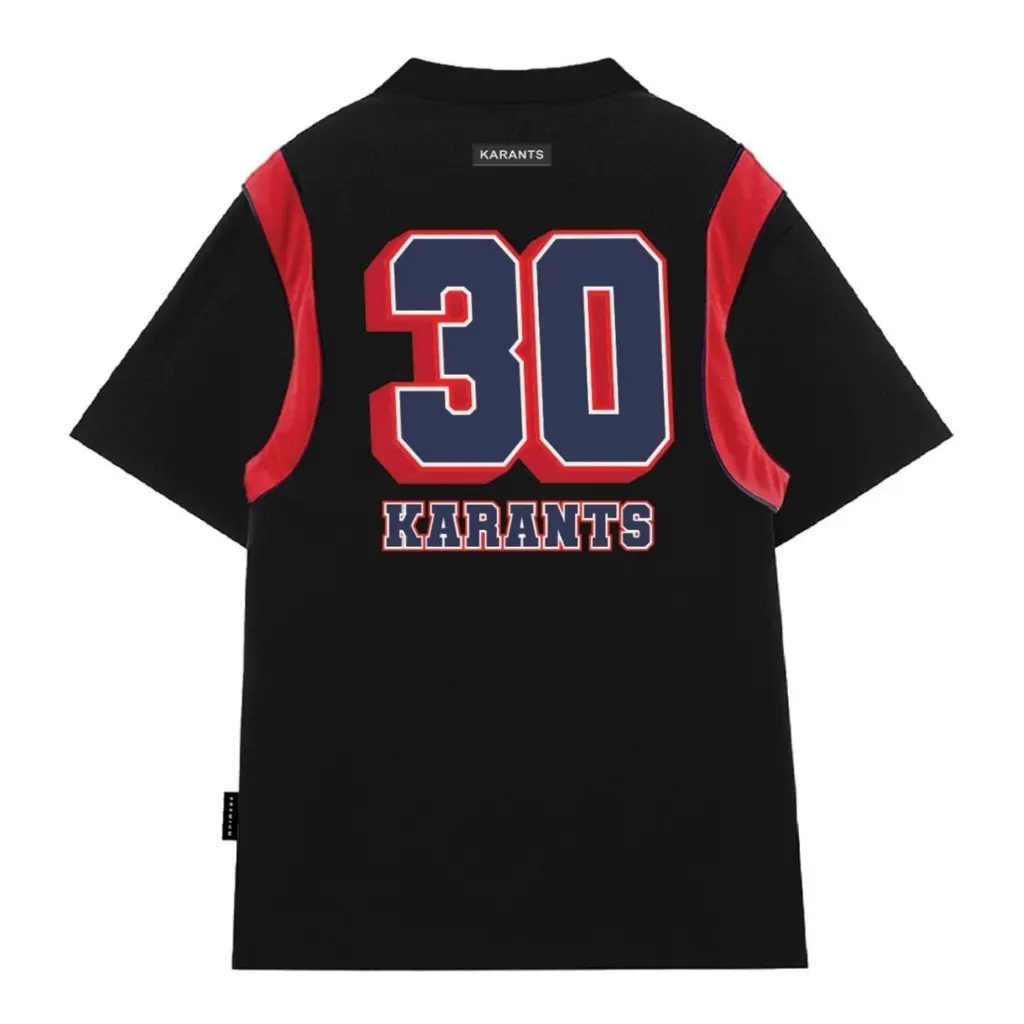 [M] Áo Polo Phối Bóng Rổ Karants Local Brand Streetwear Form Oversize #Hot #2024 Nam Menswear Shirt