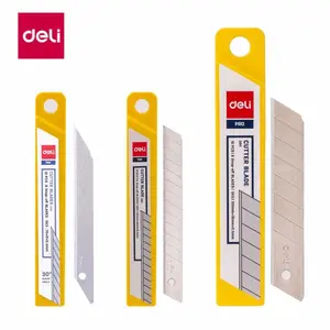 Hộp 10 lưỡi dao rọc giấy Deli E2011/E2012/E2015 dao  rọc
