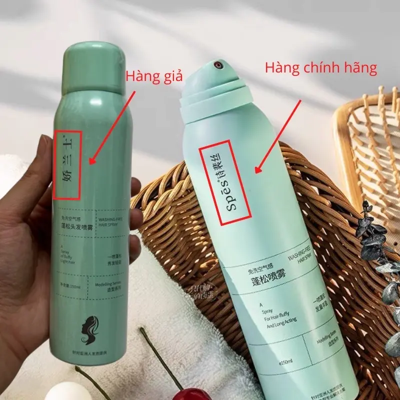 [Chai lớn 200ml] Chai xịt dầu gội khô Spes dry shampoo chính hãng giúp tóc hết bết dính, bồng bềnh tức thì không để lại vệt trắng 1