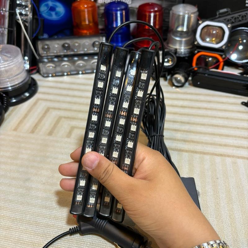  Đèn Led Gầm Ghế Ô Tô 12v.xe hơi loại 36 Led đèn có app cảm ứng âm thanh nhấp nháy theo nhạc 