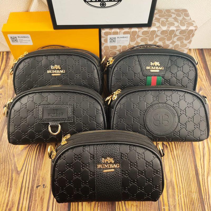 BUMBAG - Tas Selempang Wanita Bapao FREEBOX Semi Premium | Tas Hp Wanita | Tas Selempang MIni - Tas selempang bapau ( FREEBOX ) wanita slingbag bahu crossbody bag hp resleting aesthetic makeup kulit polos kondangan wanita 191546 7