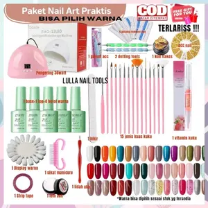 PROMO PAKET NAIL ART SIMPLE/ PAKET USAHA NAIL MURAH / PAKET NAIL ARTPRIBADI Polish Kuku