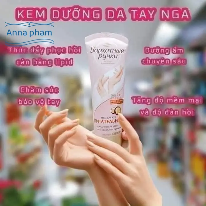 KEM DƯỠNG DA TAY NGA MÀU HỒNG  80ML