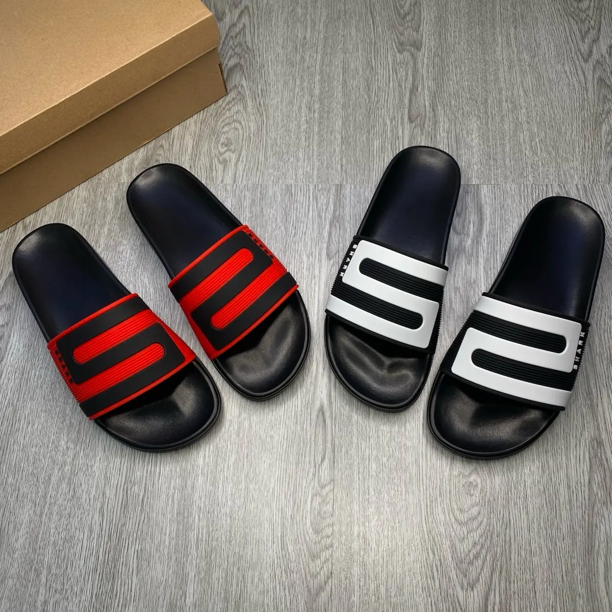 (Mẫu Mới) Dép nam nữ quai ngang cao su PVC mềm phong cách trẻ trung,năng động đủ size 36-44  Dép Lê Slipper Đế Bằng