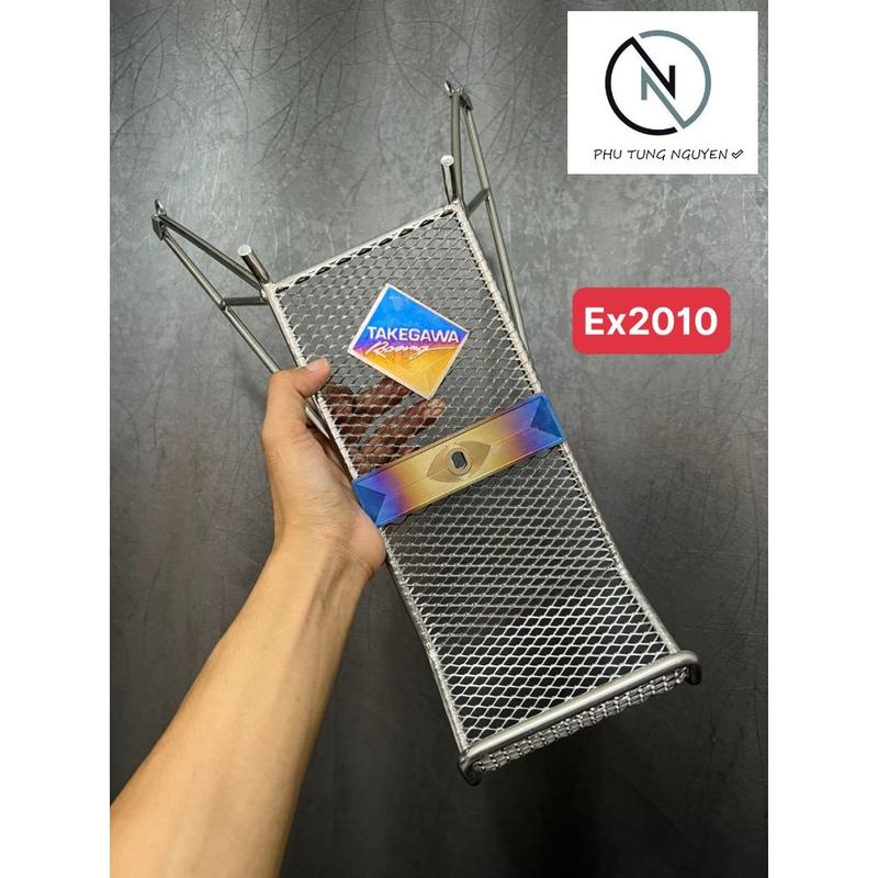  Baga Exciter 2010 ex 10 inox xiken  tặng kèm tem titan  độ bền cao chất lượng tốt  dễ dàng lắp đặt 