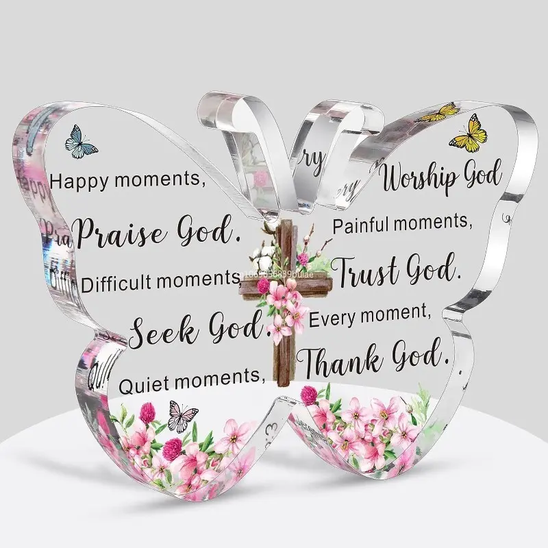 Gifts for Mom, Delicate Mom Birthday Gifts From Daughter Son, Moms Birthday Gift Ideas - Butterfly Acrylic Decorations decoração