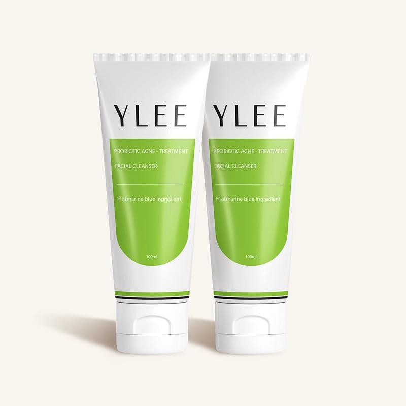  COMBO 2 Sữa rửa mặt hỗ trợ Mụn YLEE cho da dầu mụn da nhạy cảm chiết xuất Men Nam cực & chiết xuất đu đủ 
