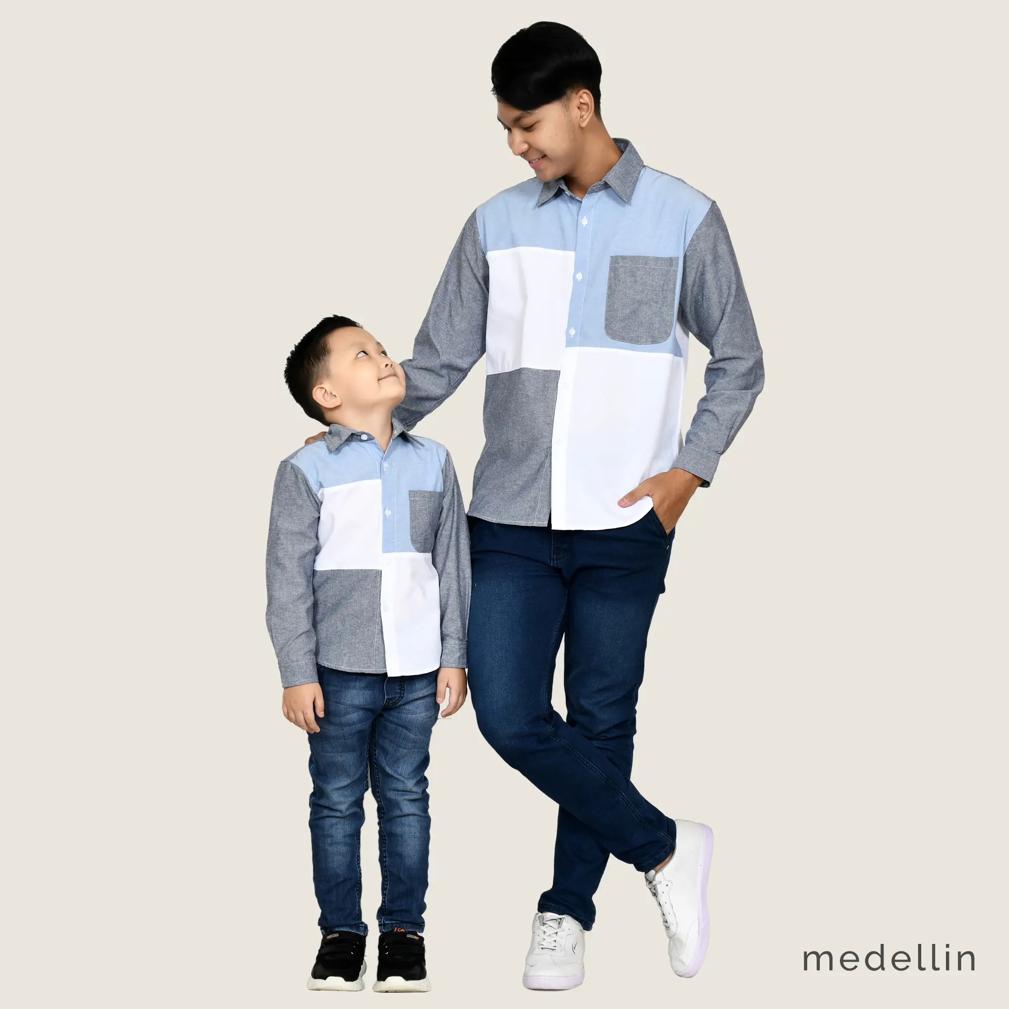 MEDELLIN Kemeja Couple Ayah Anak Lengan Panjang 101283