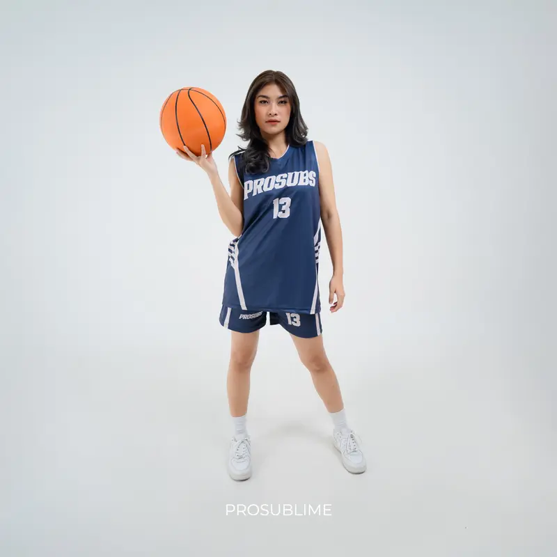 Jersey Basket BASIC RETRO GREY BASKET Jersey PROSUBS   - Jersey Basket Basket Big Size Jumbo - Jersey basket Free Custom Nama & No Punggung Olahraga 0