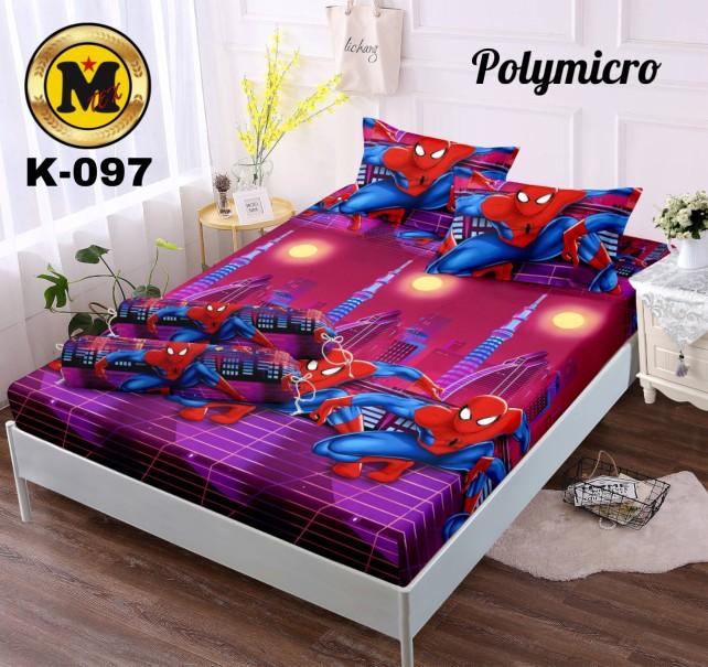 Product Introduction of COD sprei saja ANTI GESER DOUBLE KARET homemade tanpa sarung bantal guling motif karakter kartun anak lucu ukuran 120*200 4
