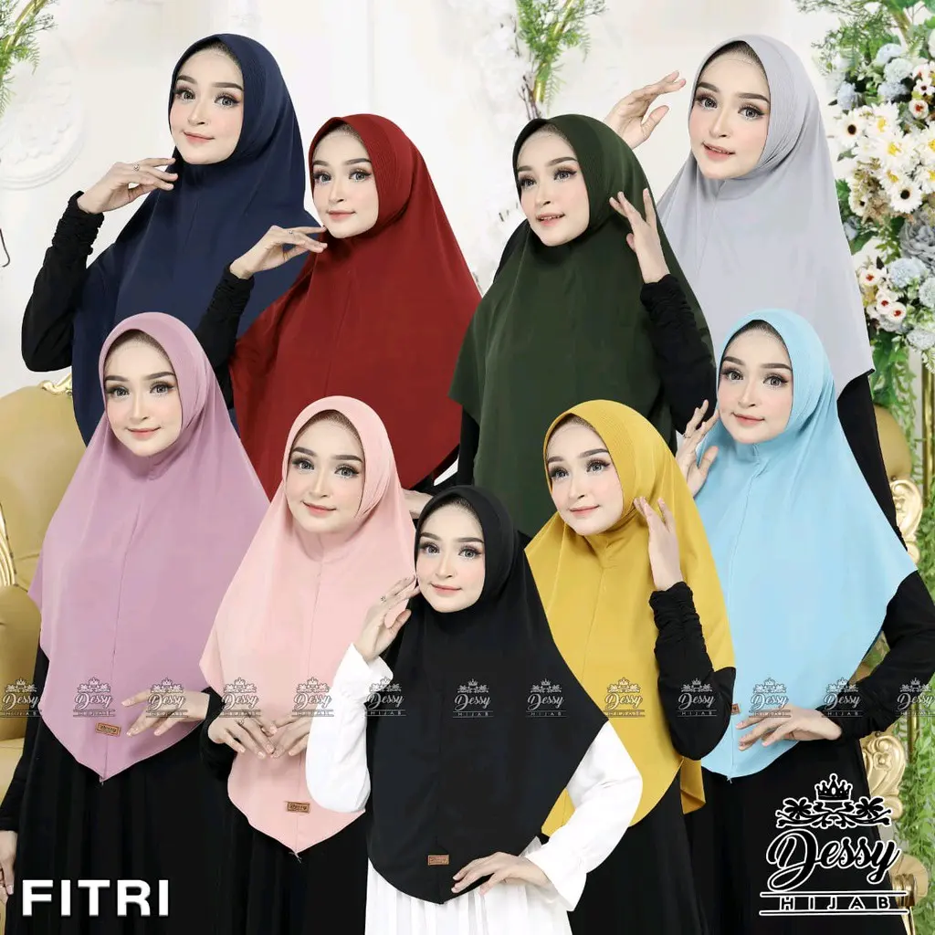 Hijab Instan Fitri / Hijab Polos matt Jersey by Dessy Hijab Collection
