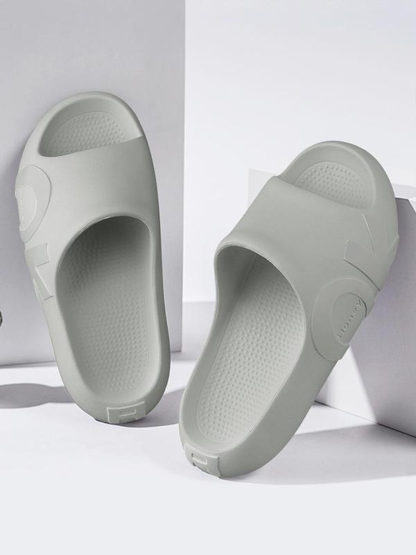 Women's Summer 2024 Fashionable Letter Pattern Slippers, 1 Pair Soft Lightweight Non-slip Home Slippers for Indoor and Outdoor Wear, Perfect Shoes for Women & Men 7