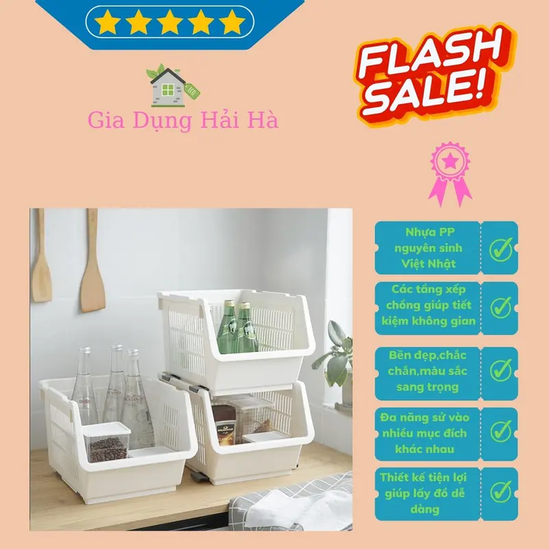 Kệ Xếp Tầng Đa Năng Việt Nhật ( Chính Hãng ) ( Loại 1 ) 2