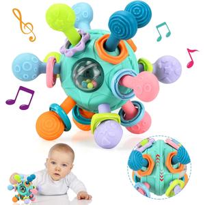 Baby Sensory Fidget Toy, Early Education Toy, Colorful Baby Teething Toy, Fun Press and Pull Baby Toys, Interactive Baby Toys, Fidget Toys, Gift Sets For Girl, Christmas Gift
