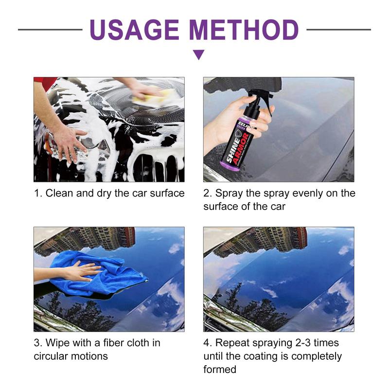 Product Introduction of EELHOE Car Nano Coating Agent, Nano Coating Spray, Professional Car Paint Care Spray, Car Paint Care Product, Cleaning & Care Fluids 6