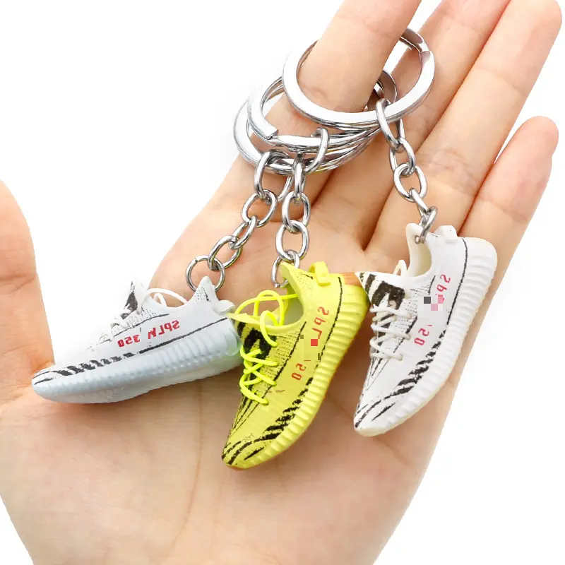 Móc Chìa Khóa 3D Cho Giày Thể Thao Mini, Dễ Thương, Thời Trang, Vòng Chìa Khóa Xe Hơi, Quà Giáng Sinh Cho Nam Và Nữ