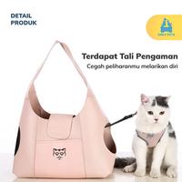 Gambar ONLY PETS Shoulder Bag PULeather Tas Anjing Kucing Fashionable - Pale Pink dari Only Pets Kota Administrasi Jakarta Pusat 4 Tokopedia