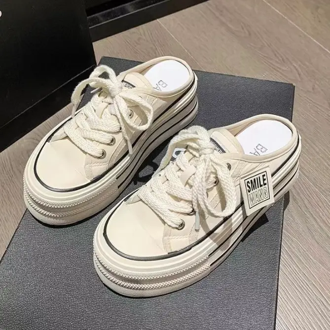 giày đạp gót nữ hot trend 2024 B11 DéP Cao Su Shoes Women 3