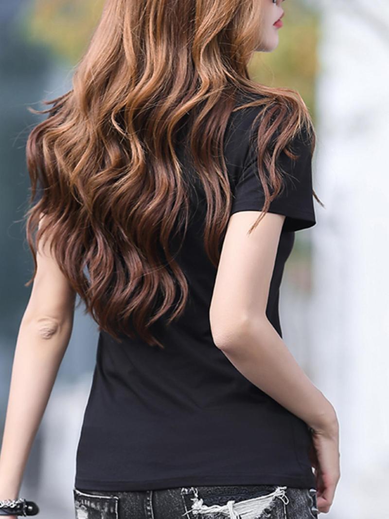 Product Introduction of Women's Plain Polo Shirt, Casual Short Sleeve Collared Top for Summer, Ladies Clothes for Daily Wear 2