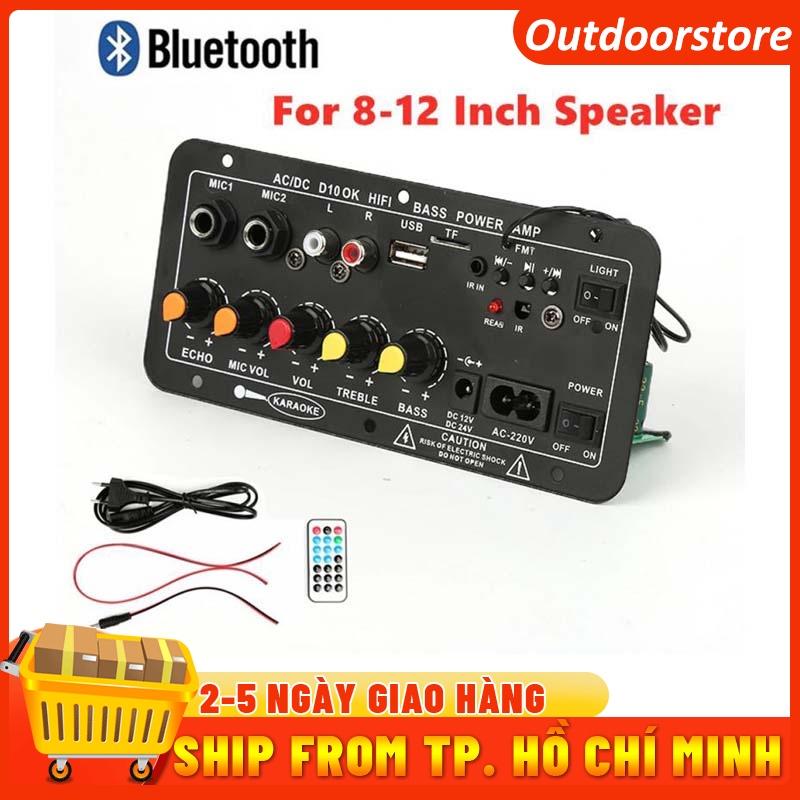 Mạch loa D10 Bluetooth 5.0 hát Karaoke 120w, 12V/24V/220V (Tặng kèm đủ phụ kiện) Mạch bo mạch loa Bluetooth Củ Loa Kem,D10(Đã nâng cấp)