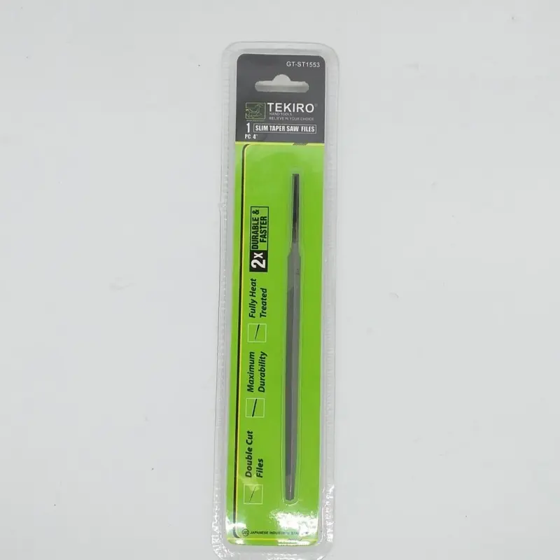 Tekiro Kikir Segitiga Slim Taper Slim Files 4 Inch Kikir Gergaji 0