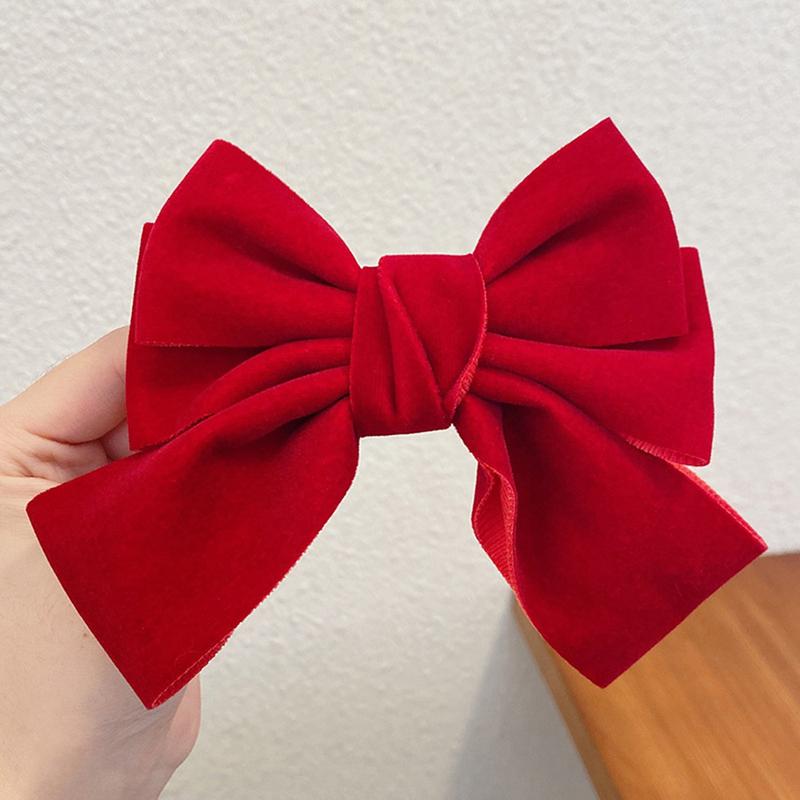Kẹp Tóc Thời Trang Cho Bé Gái, Phụ Kiện Tạo Kiểu Tóc Công Chúa Thắt Nơ Dễ Thương Và Ngọt Ngào Quà Tặng 4