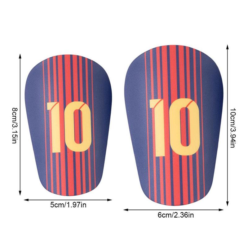 Product Introduction of 1pair Mini Football Leg Guards With Printed Star Numbers And Logos 37