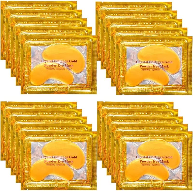 Product Introduction of 31 Pairs Gold Eye Mask Collagen Eye Gel Pads Under Eye Mask for Puffiness and Dark Circle Under Eye Patches for Women and Men, 24k Gold (31 Pairs Boxed) 0