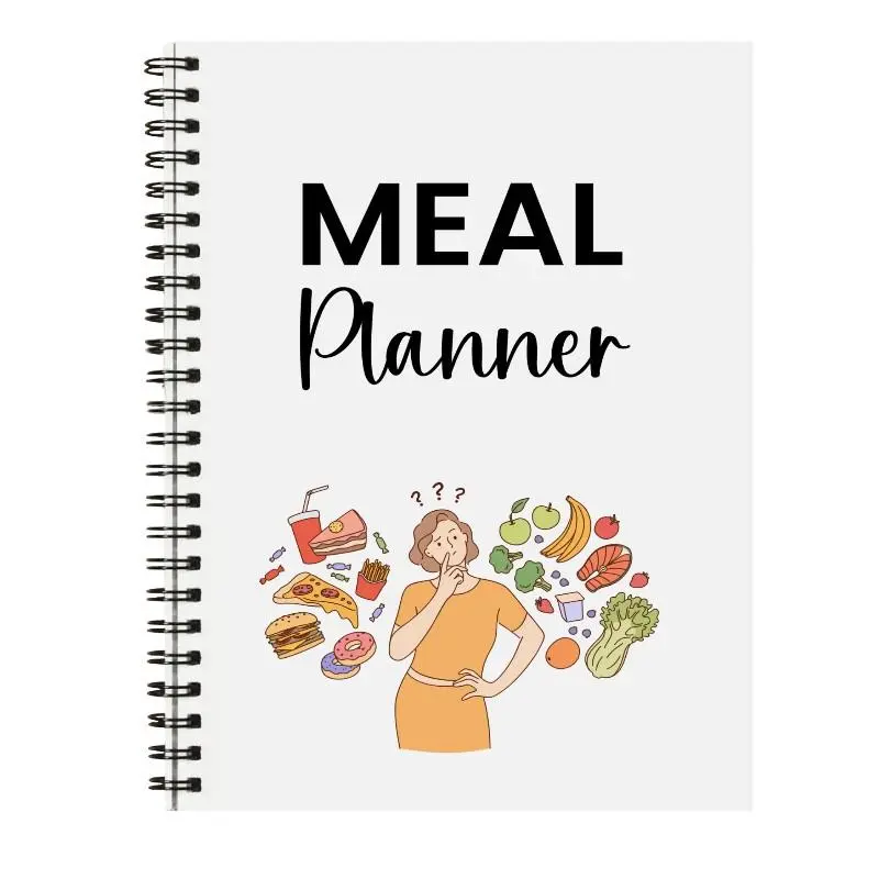 A5 Meal Planner Notebook, Meal Planner Notebook, Creative Seasonal Vegetables Notebook, Kitchen Organizer, Nutritious & Healthy Meals Notebook