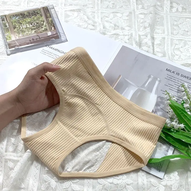 [period underwear]Aunt Night Comfort Pants Menstrual Period Female Front and Rear Leak-Proof Period Washable Menstrual Period Panties Student Antibacterial Sanitary Panty[Menstrual underwear]