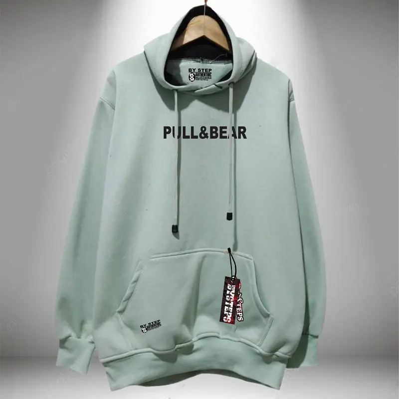 Ananda Hoodie Cowok Keren Jumper  Motif Pull&Bear Sweater Hodie Remaja Lengan Panjang Pakaian Anak Laki Laki 0