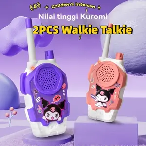 【COD】2PCS Kuromi Walkie Talkie Nirkabel Anak Jarak Jauh 500-800m Meter Edukasi Mainan luar ruangan Interaksi orang tua-anak Hadiah Anak-anak toys