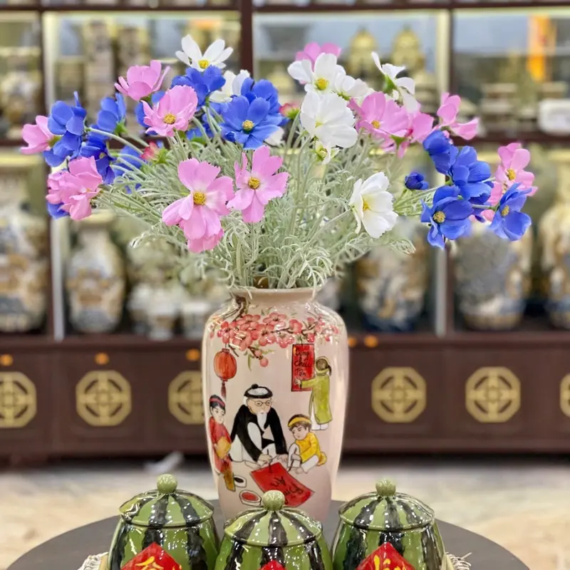 Hũ mứt Tết bánh chưng, dưa hấu 5
