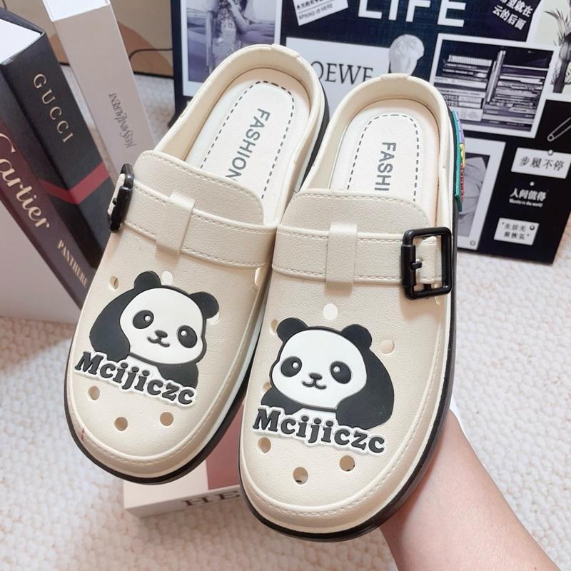 039-Giày Lỗ Bao Đầu nữ 2025 đế dày mùa hè 2 màu DéP Shoes 8